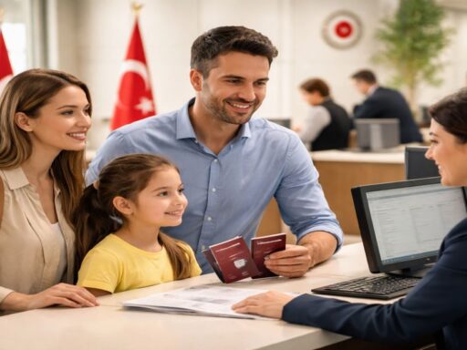 Pasaport randevusu nasıl alınır sürecinde aile ve görevli görüşmesi