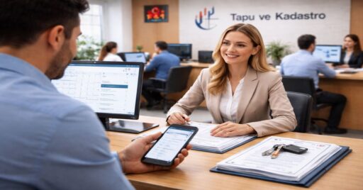 Tapu randevusu nasıl alınır işleminde başvuru ve danışma sahnesi