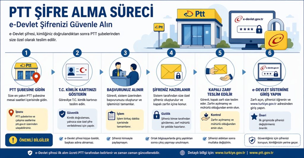 PTT Şifre Alma Süreci