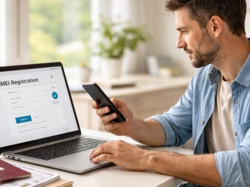 IMEI Kayıt Süresi Kaç Gün sorusuna yönelik telefon kayıt işlemi sahnesi