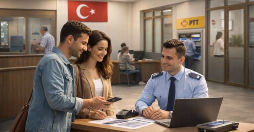 Trafik cezası nereden ödenir işlemi için kamu ofisinde ödeme yapan kişiler