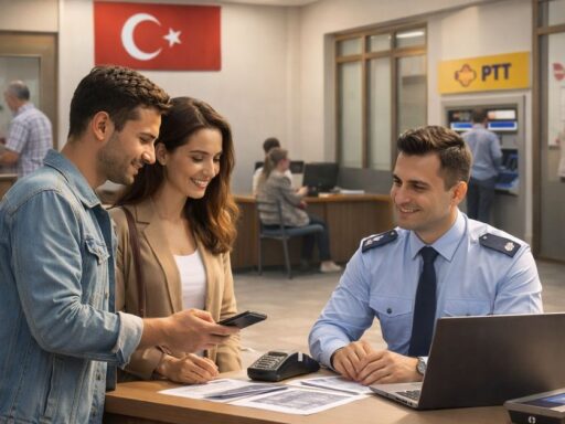 Trafik cezası nereden ödenir işlemi için kamu ofisinde ödeme yapan kişiler