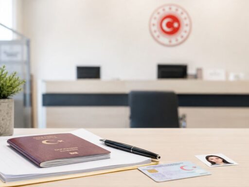 Kimlik yenileme için gerekli belgeler başvurusu için hazırlanan resmi evraklar ve kimlik kartı