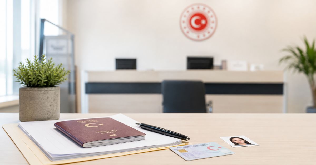 Kimlik yenileme için gerekli belgeler başvurusu için hazırlanan resmi evraklar ve kimlik kartı