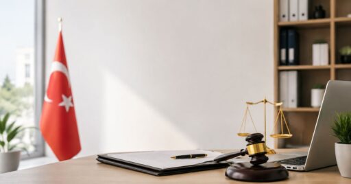 Adli sicil kaydı silme işlemi için resmi başvuru sürecini temsil eden ofis ortamı