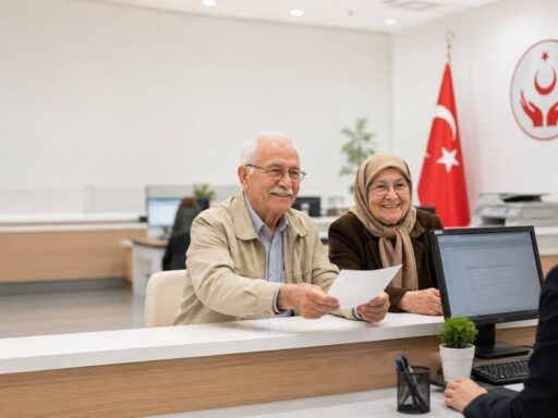 65 yaş aylığı başvurusu nasıl yapılır sürecinde SYDV'de başvuru yapan yaşlı vatandaşlar.