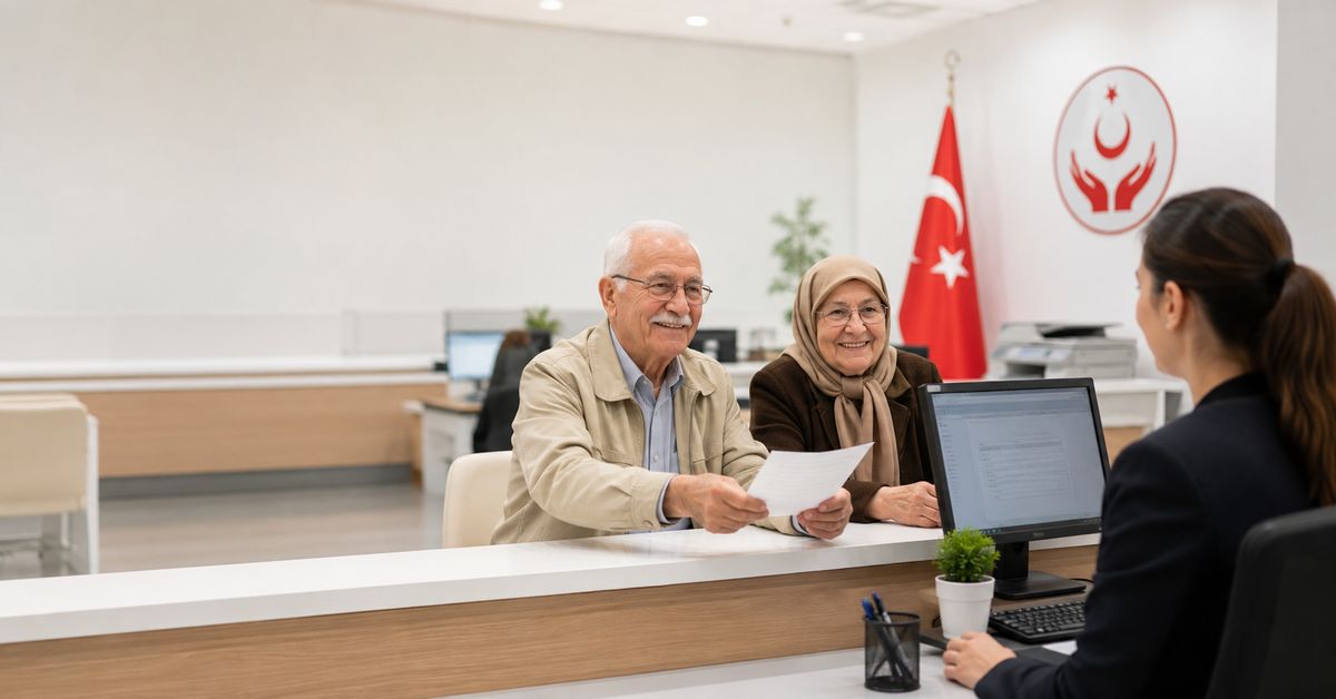 65 yaş aylığı başvurusu nasıl yapılır sürecinde SYDV'de başvuru yapan yaşlı vatandaşlar.