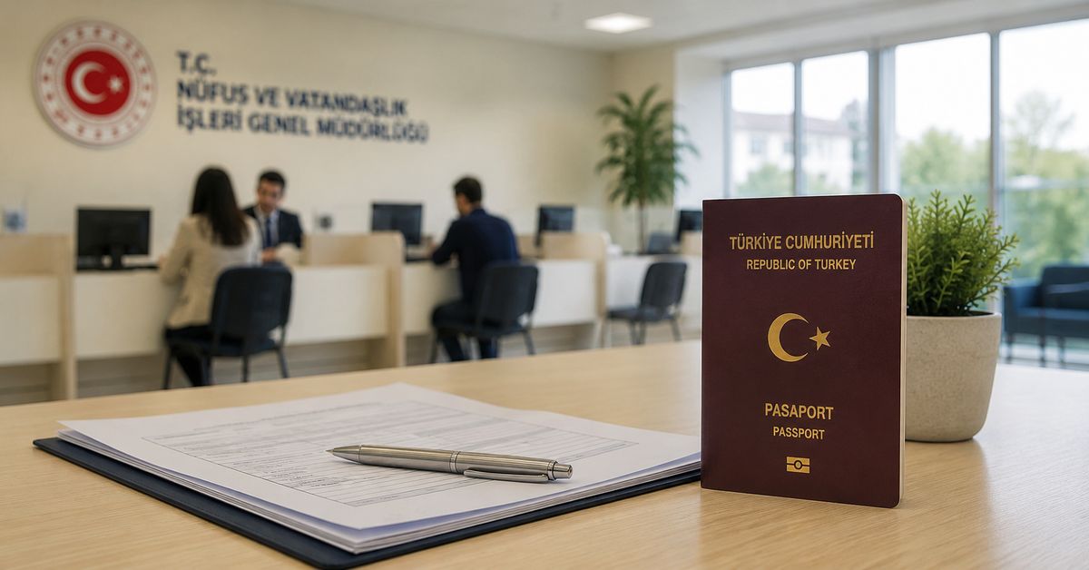 Pasaport başvurusu nasıl yapılır sürecini temsil eden nüfus müdürlüğü başvuru ortamı.